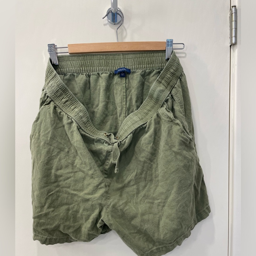 Nautica Olive Green Drawstring Women’s Shorts